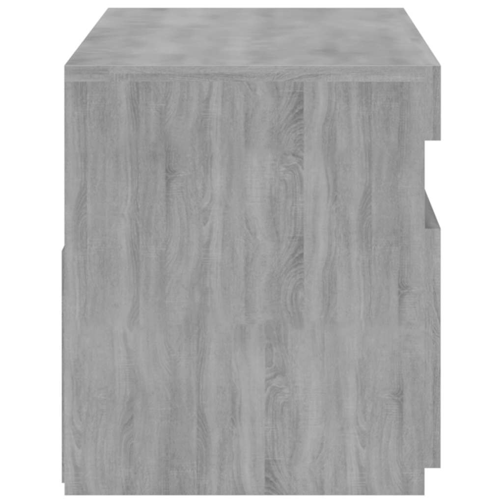 Televizoriaus spintelė su LED apšvietimu, pilka, 75x35x40cm