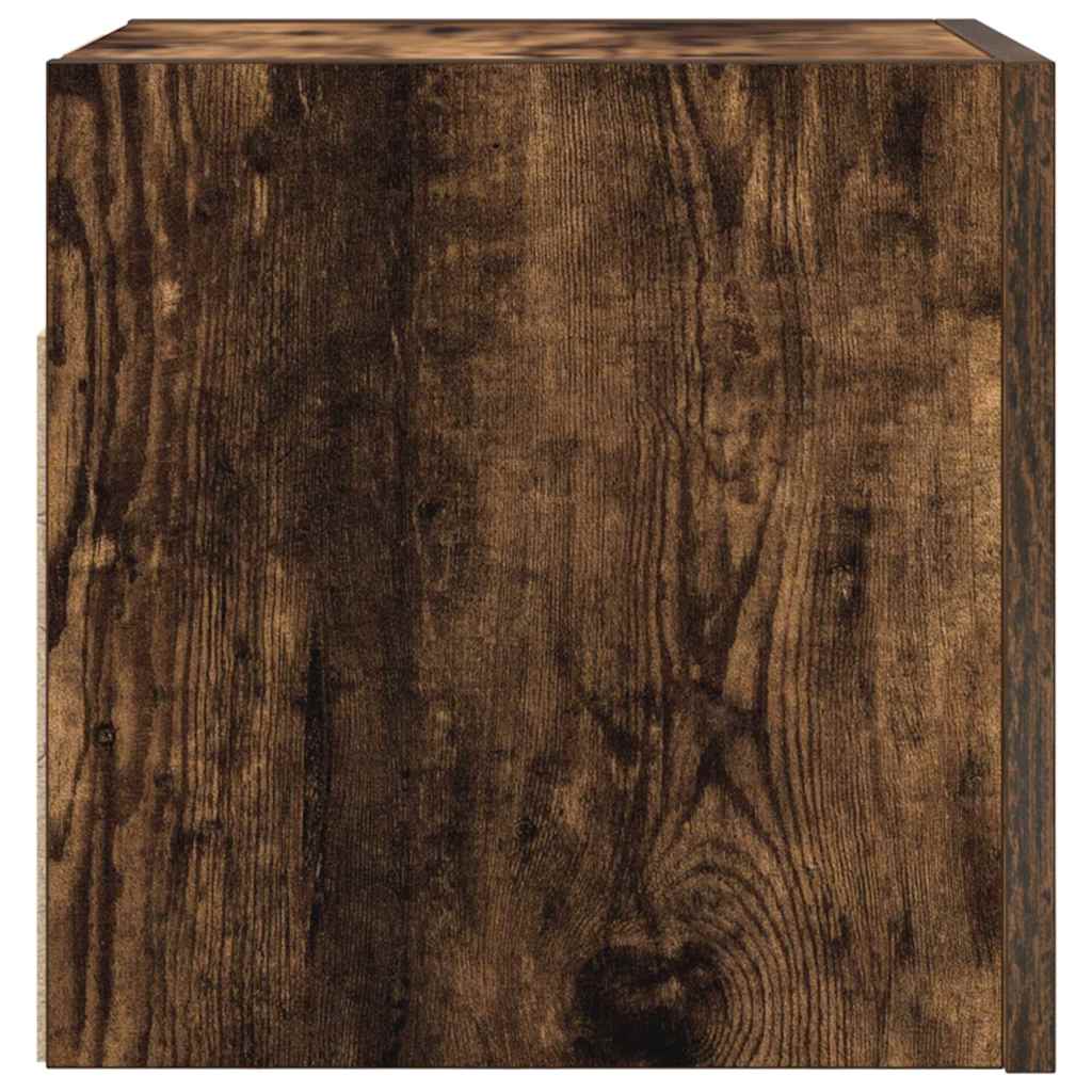 Sieninės televizoriaus spintelės, 2vnt., ąžuolo, 30,5x30x30cm