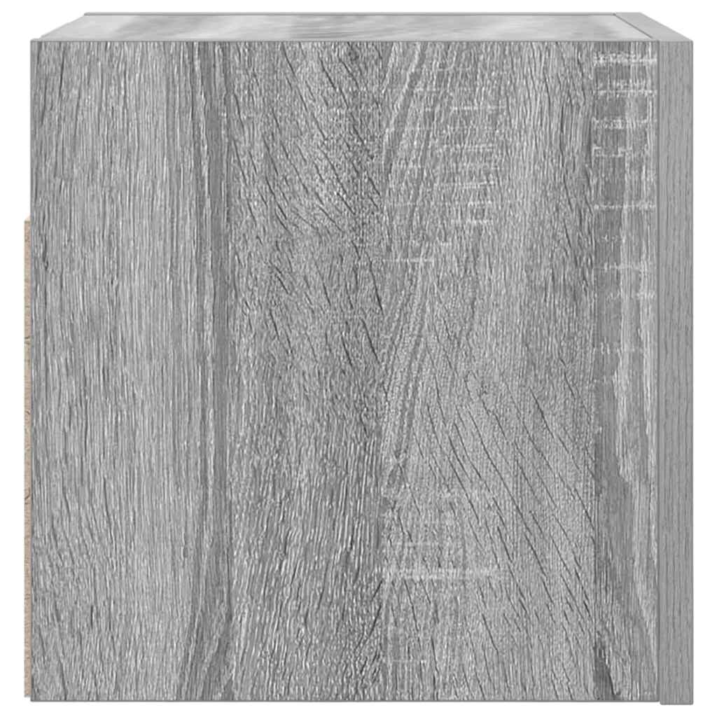 Sieninės televizoriaus spintelės, 2vnt., pilkos, 30,5x30x30cm