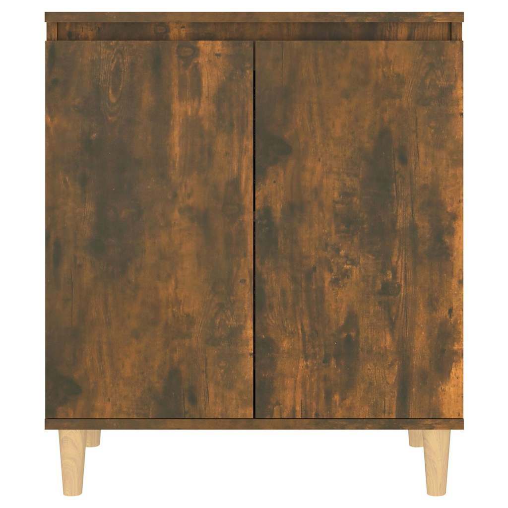Side cabinet, smoke oak color, 60x35x70cm, wood
