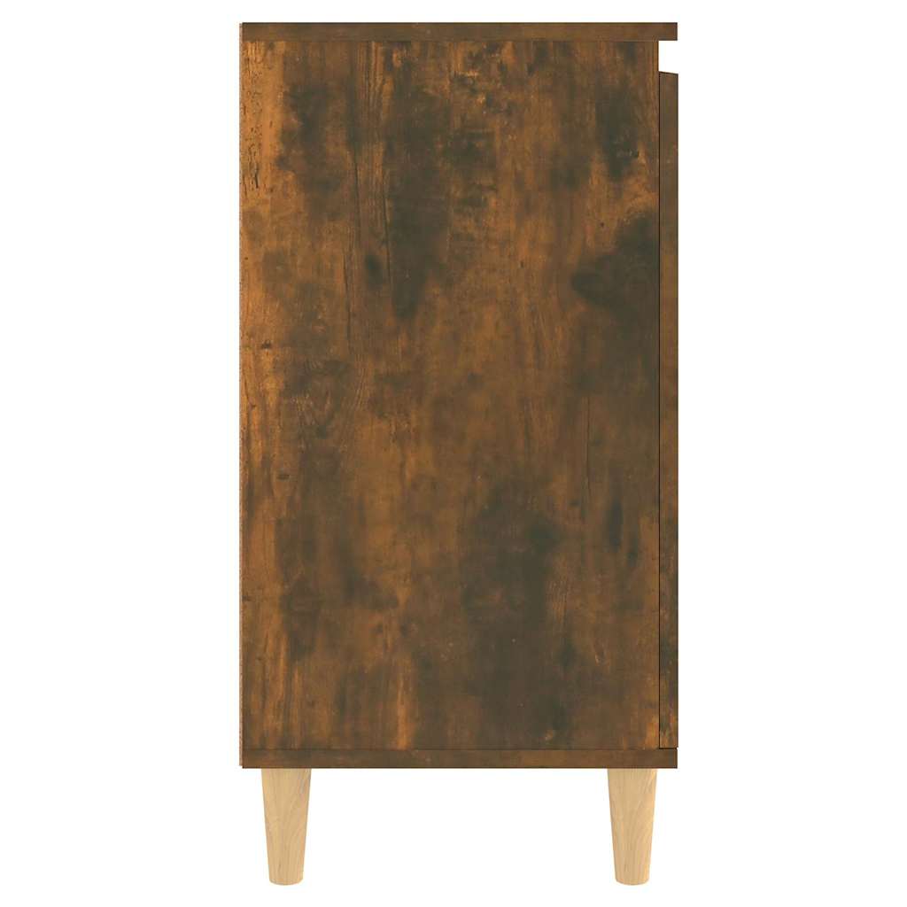 Side cabinet, smoke oak color, 60x35x70cm, wood