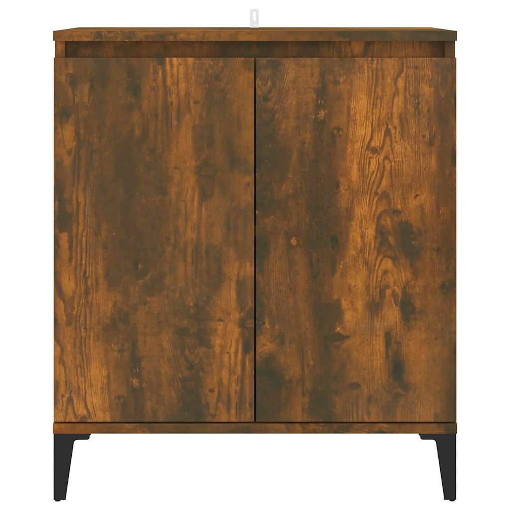Side cabinet, smoked oak color, 60x35x70cm, wood