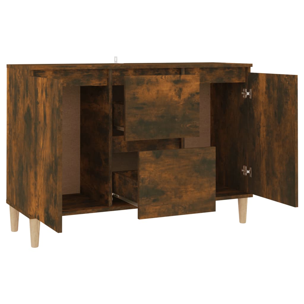 Sideboard, smoky oak, 101x35x70cm, engineered wood
