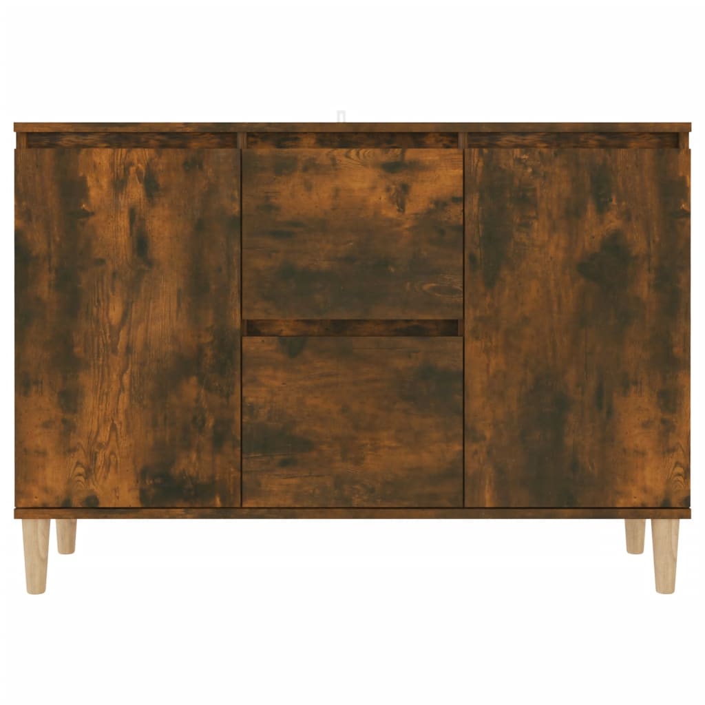 Sideboard, smoky oak, 101x35x70cm, engineered wood