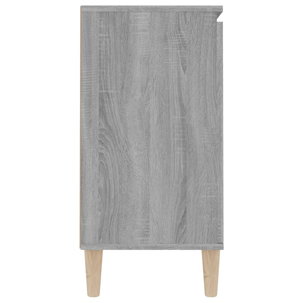 Šoninė spintelė, pilka ąžuolo, 101x35x70cm, apdirbta mediena
