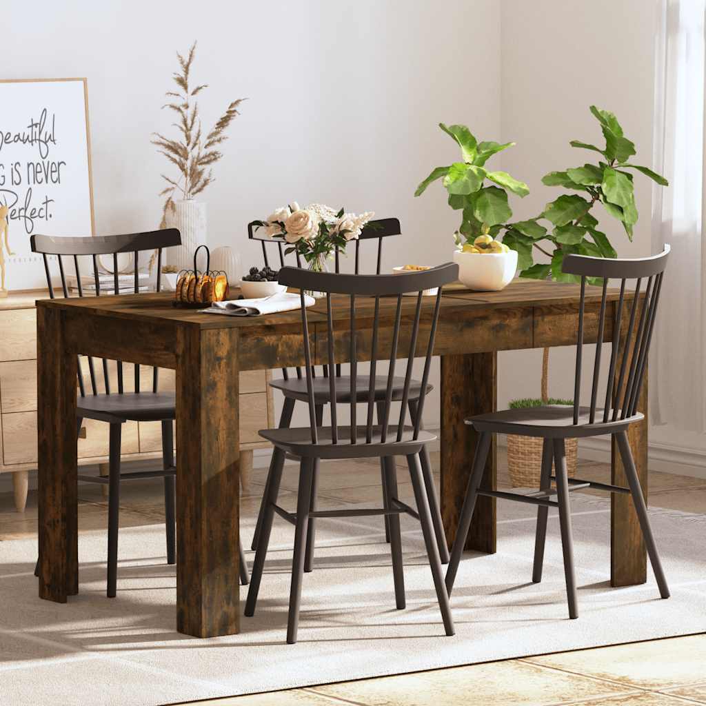 Dining table, smoky oak, 140x74.5x76cm, wood
