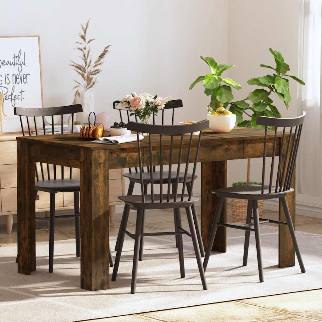 Dining table, smoky oak, 140x74.5x76cm, wood