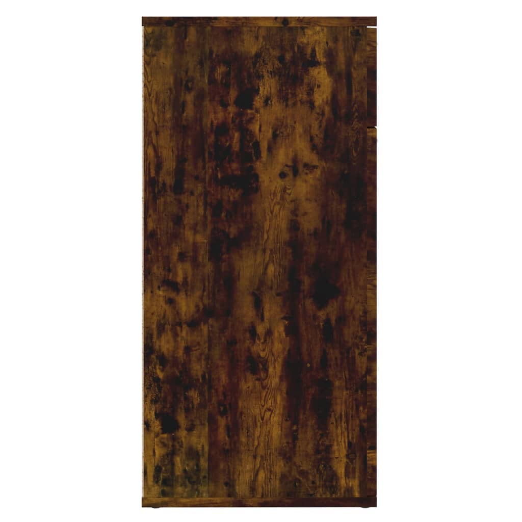 Side cabinet, smoked oak, 80x36x75cm, wood