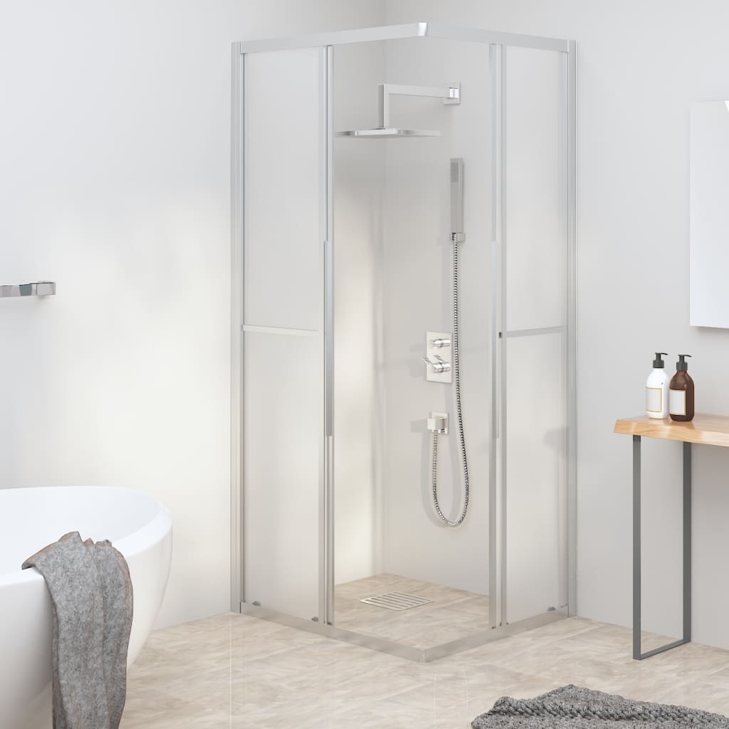 Shower cabin, 90x70x180cm, ESG, matt