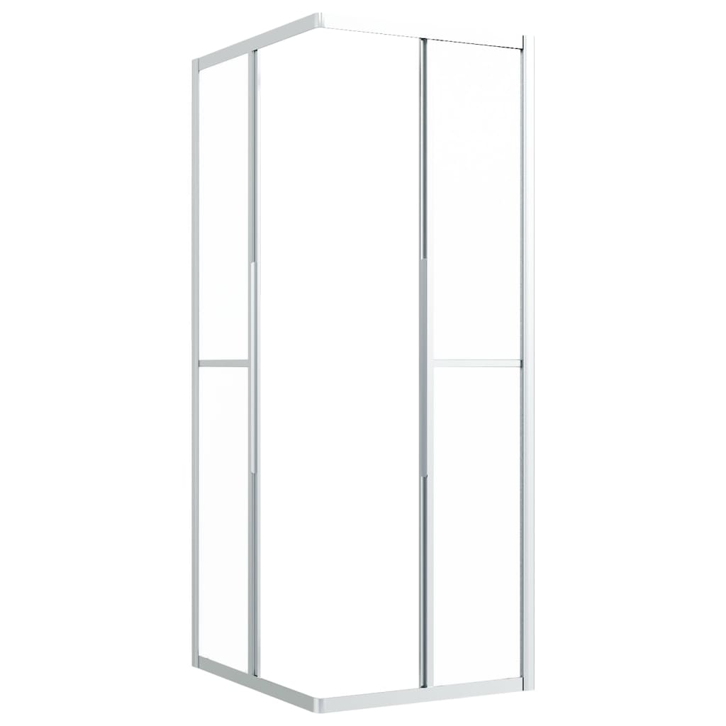 Shower cabin, 90x70x180cm, ESG, matt