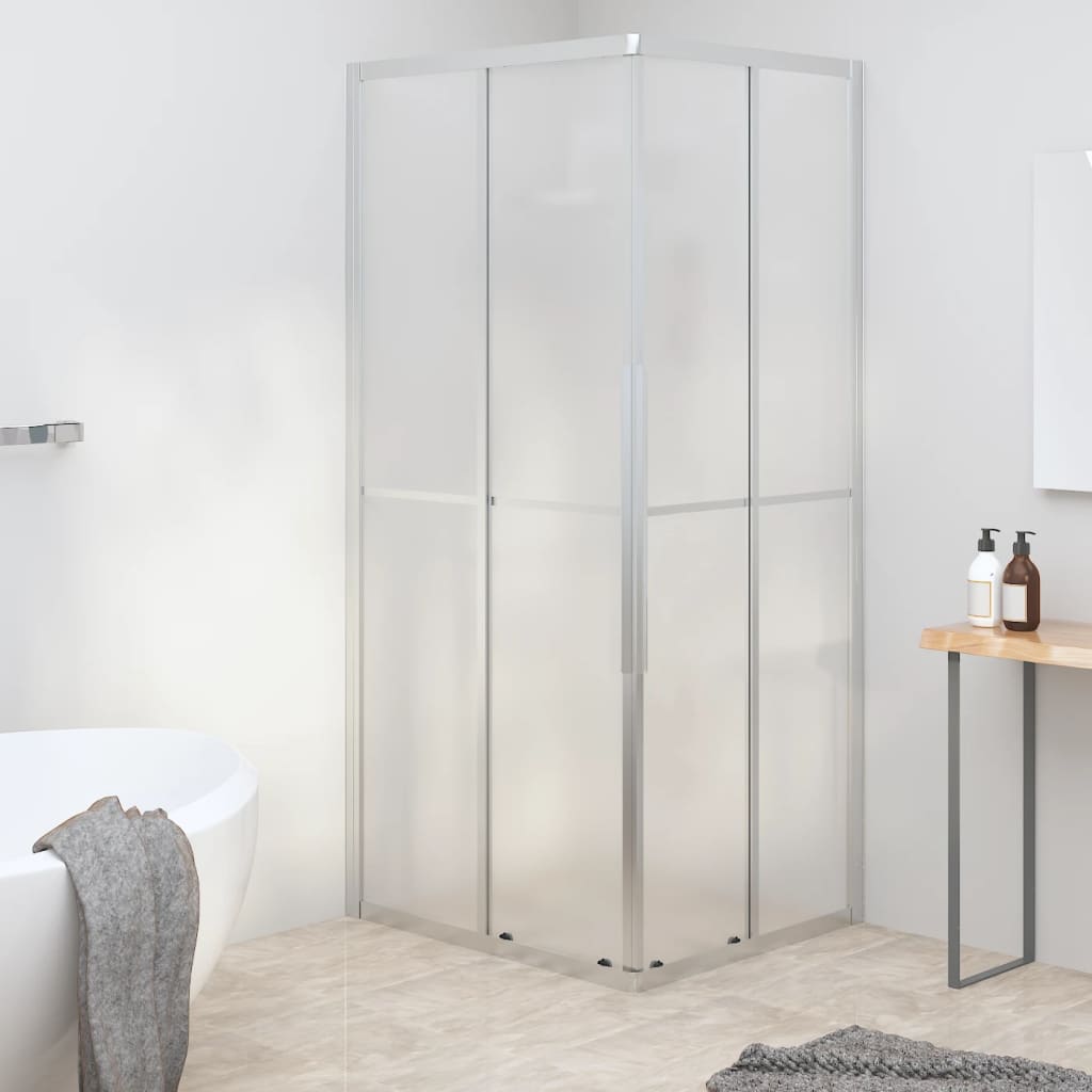 Shower cabin, 90x70x180cm, ESG, matt