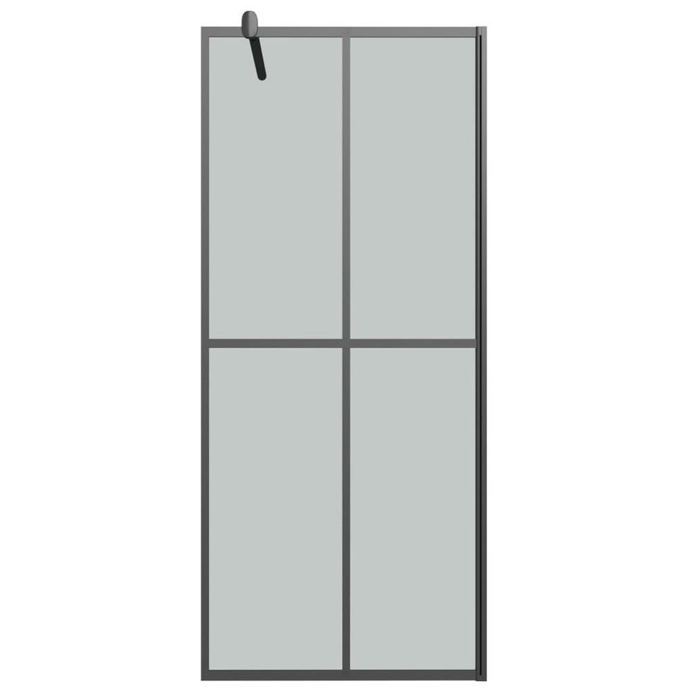 Shower screen, 90x195cm, dark tempered glass