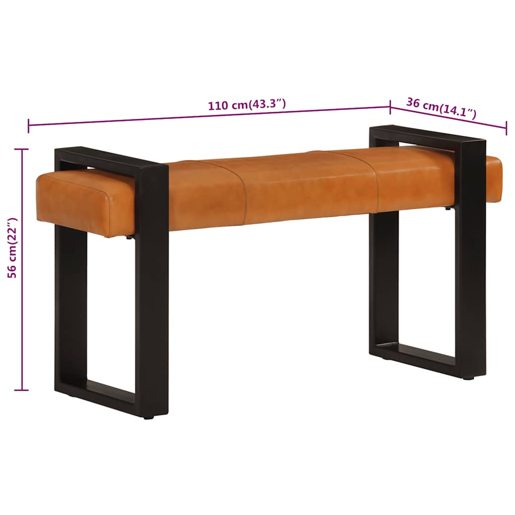 Suoliukas, juodos ir rudos spalvos, 110cm, tikra ožkos oda