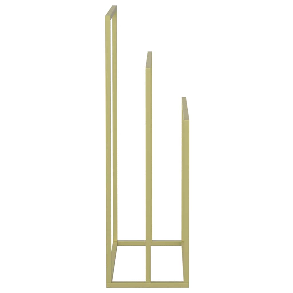 Pastatoma rankšluosčių kabykla, auksinė, 48x24x79cm, geležis