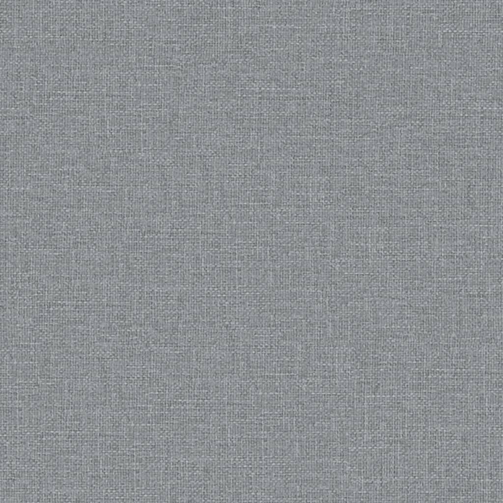 Electric reclining armchair, light grey, fabric