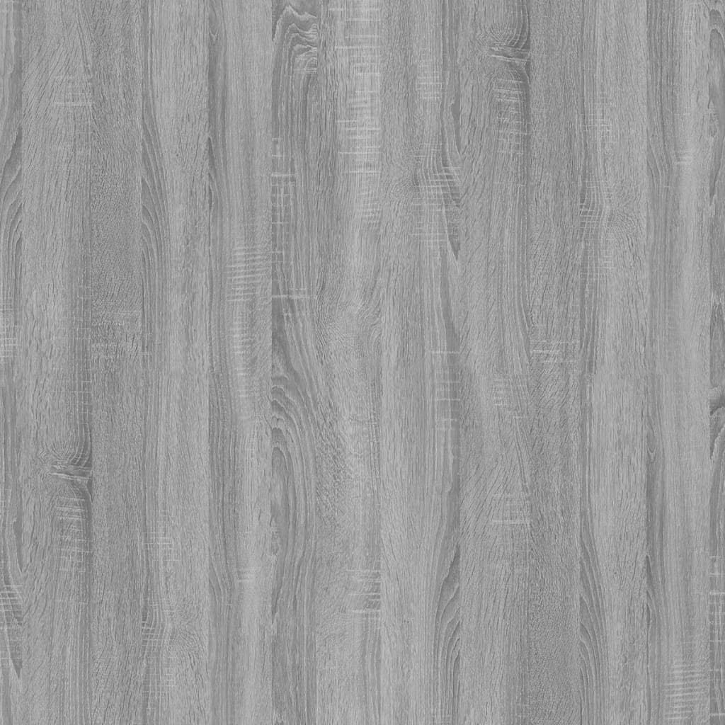 Sideboard with 4 Drawers, Grey Oak, 60x30.5x71cm
