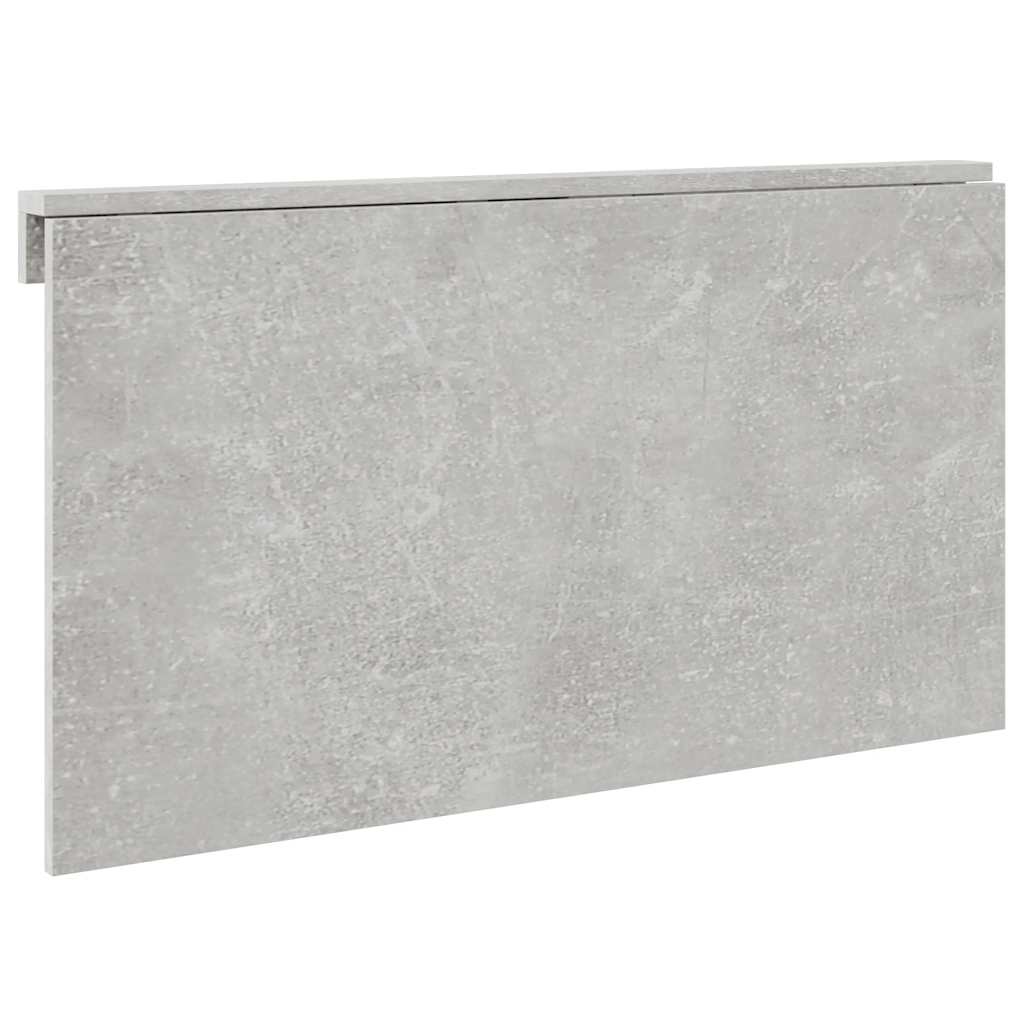 Foldable Wall Table, Grey, 100x60x56cm, Wood