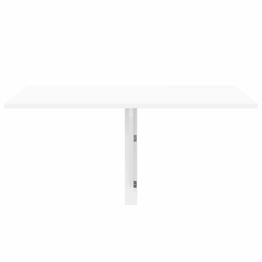 Folding wall-mounted table, white, 100x60x56cm, wood