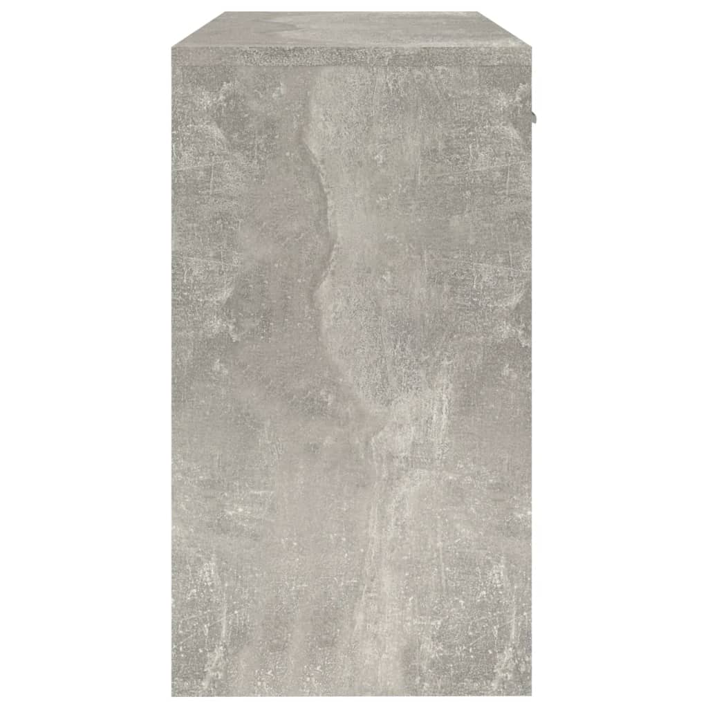 Rašomasis stalas, betono pilkas, 100x40x73cm, mediena