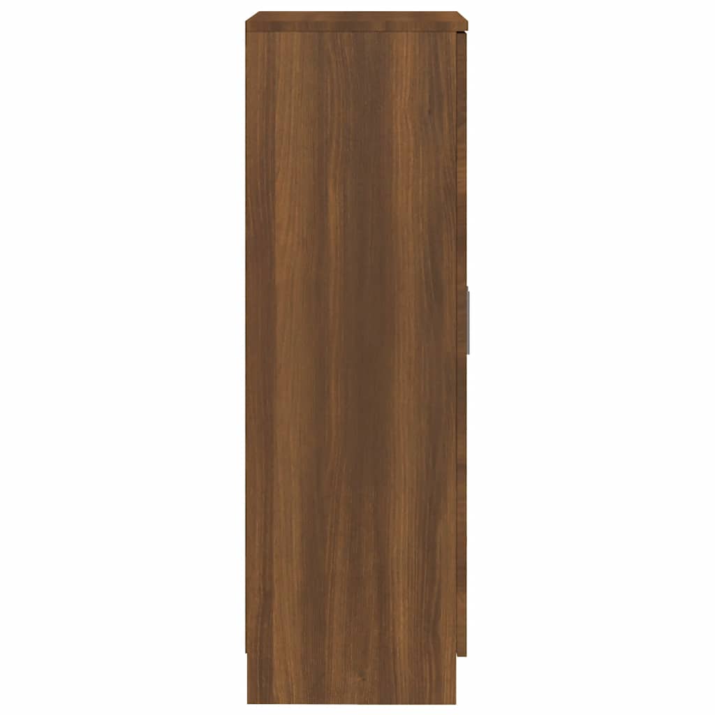 Batų spintelė, ruda, ąžuolo spalvos, 55x35x108 cm, inžinerinė mediena