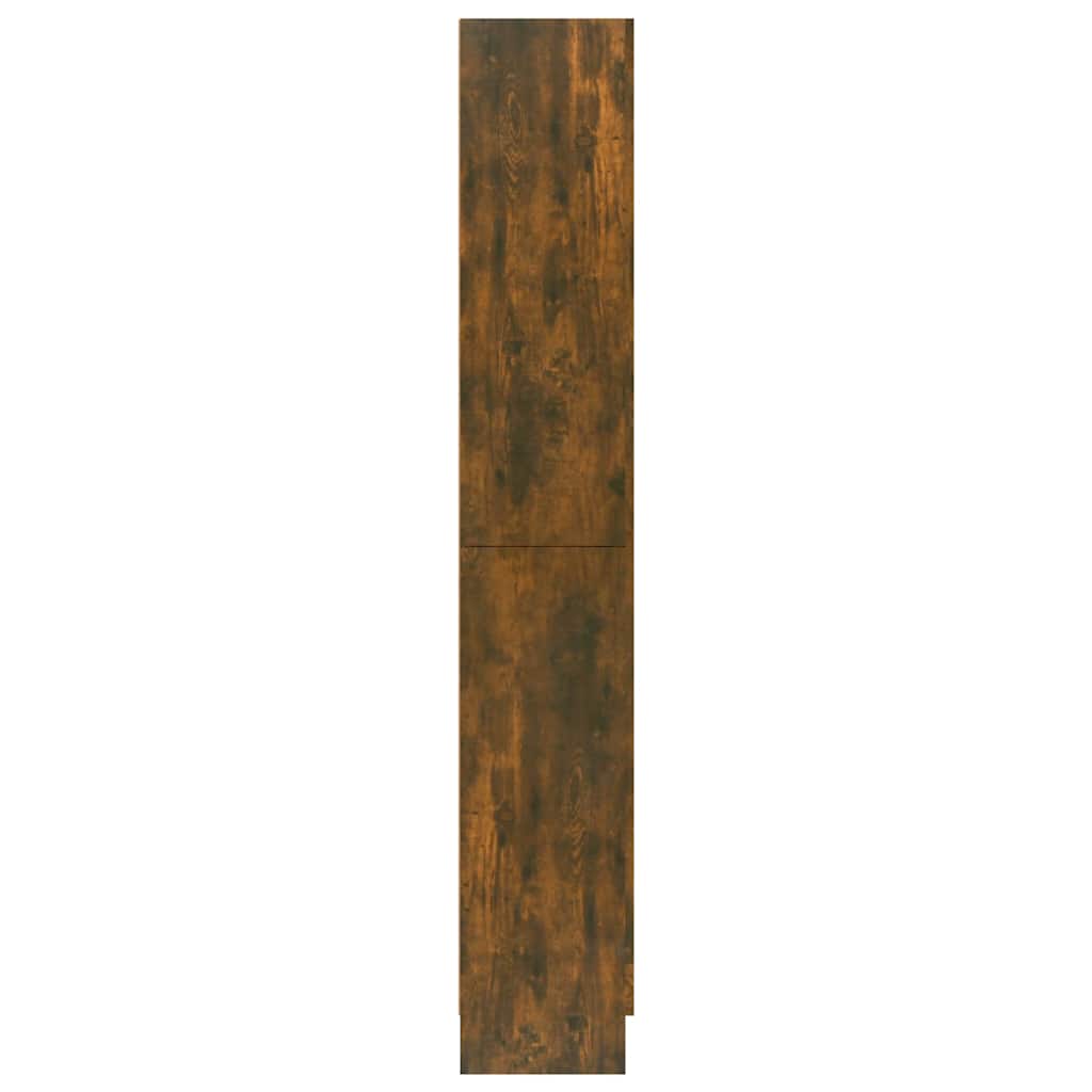 Vitrininė spintelė, dūminio ąžuolo, 82,5x30,5x185cm, mediena