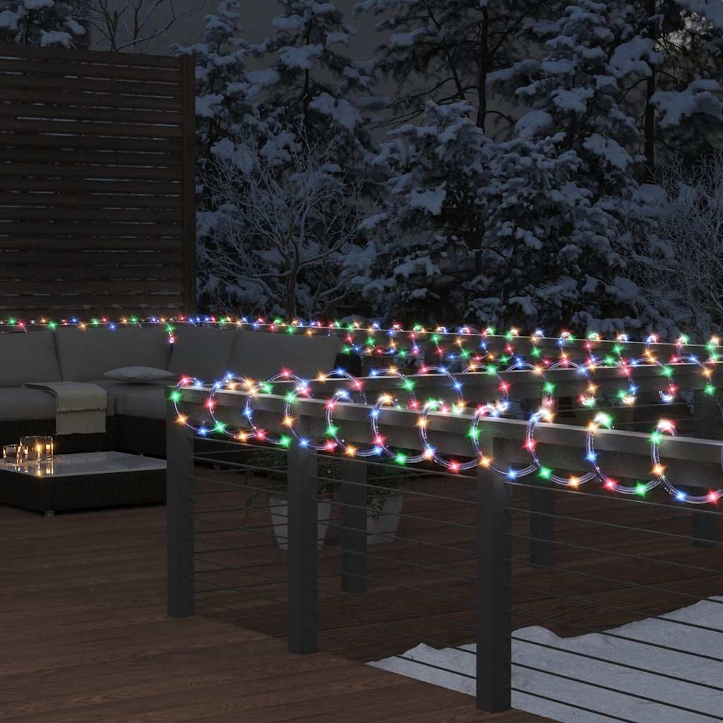 LED sloksne ar 120 dažādu krāsu gaismas diodēm, 5m, PVC