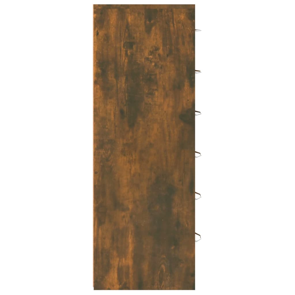 Side cabinet with 6 drawers, oak, 50x34x96cm, wood