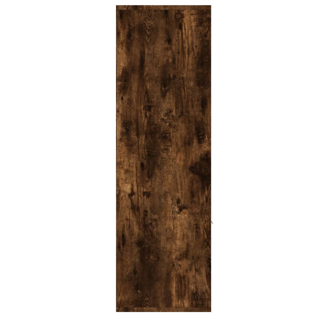 Bookcase, smoky oak, 98x30x98cm