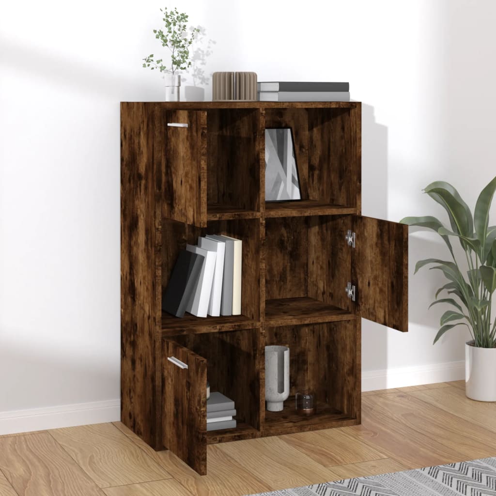 Cabinet, smoky oak, 60x29.5x90cm