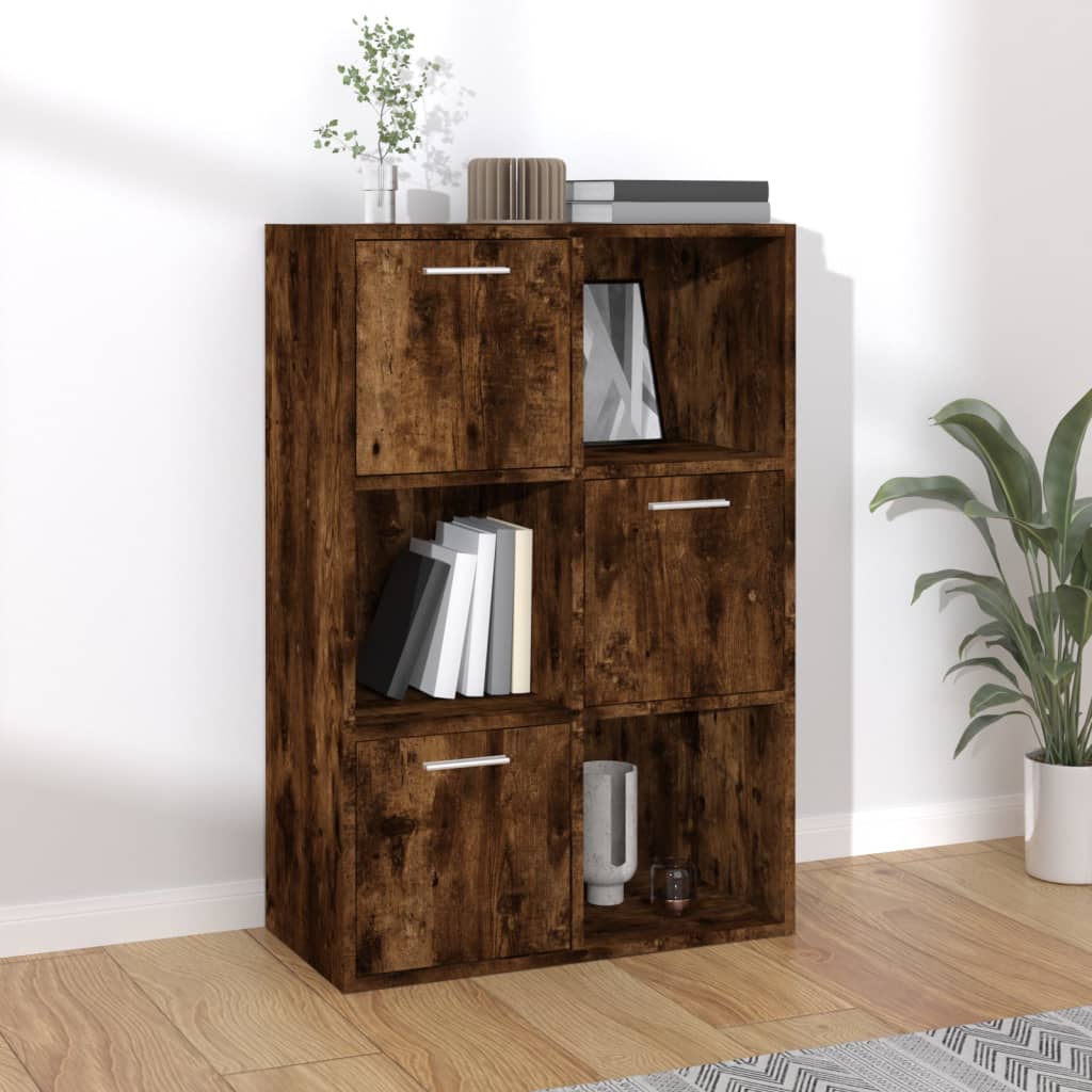 Cabinet, smoky oak, 60x29.5x90cm