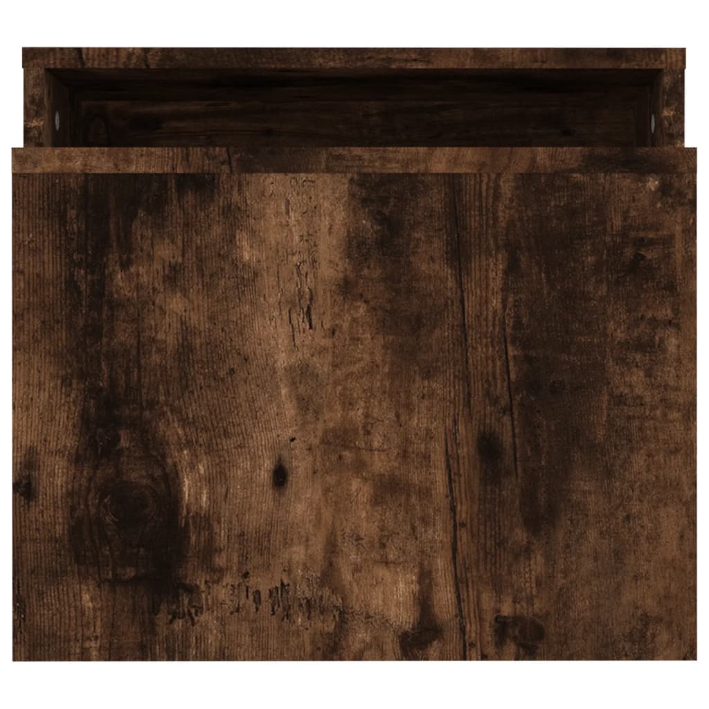 Kavos staliukų rinkinys, dūminio ąžuolo, 100x48x40cm, mediena
