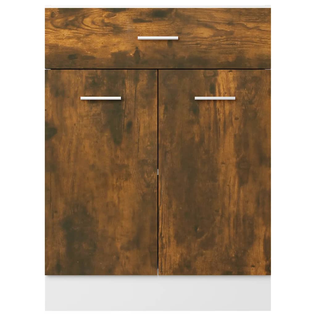 Base cabinet with drawer, "Lyon", oak, 60x46x81.5cm