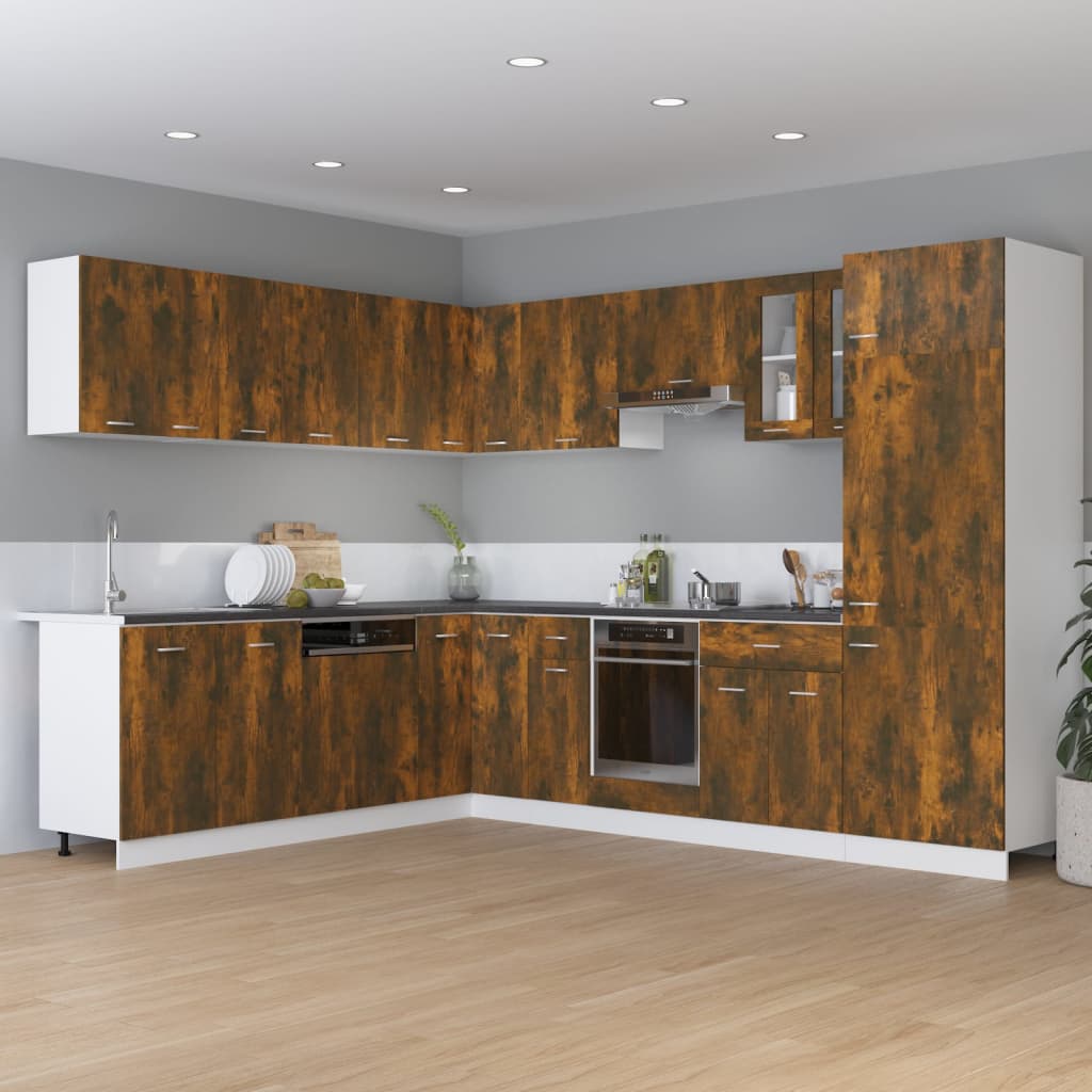 Base cabinet with drawer, "Lyon", oak, 60x46x81.5cm