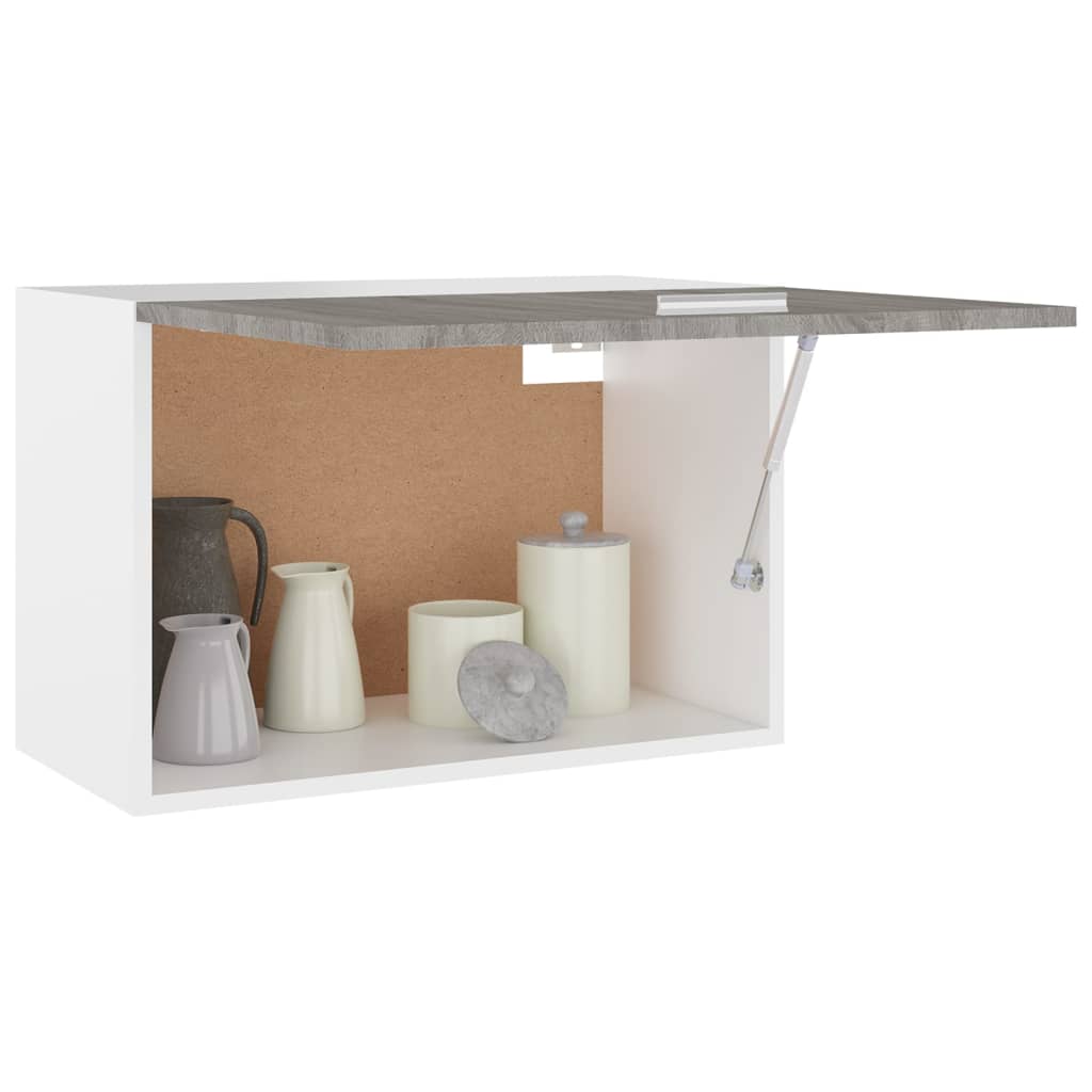 Wall cabinet, "Lyon", grey oak, 60x31x40cm, wood