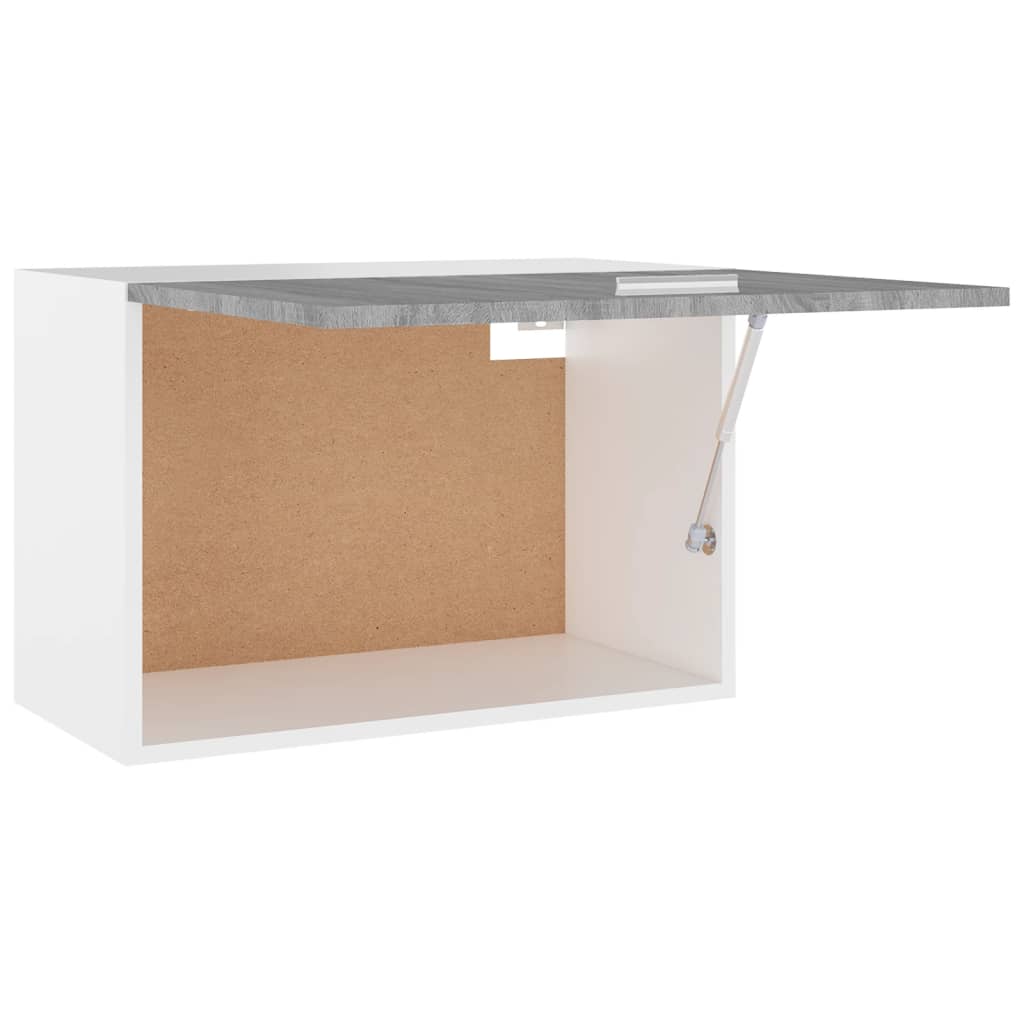 Wall cabinet, "Lyon", grey oak, 60x31x40cm, wood