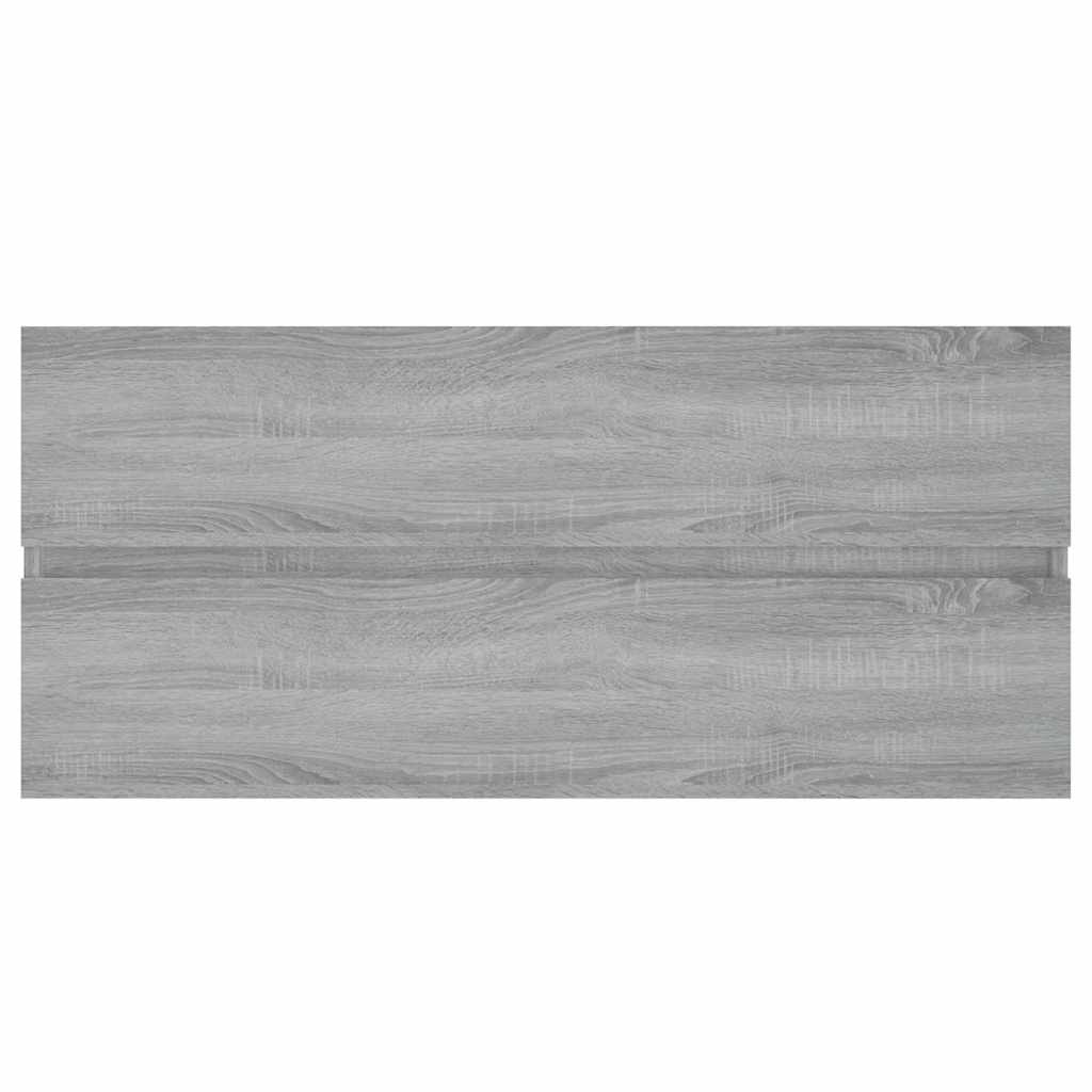 Spintelė praustuvui, pilka ąžuolo, 100x38,5x45cm, mediena