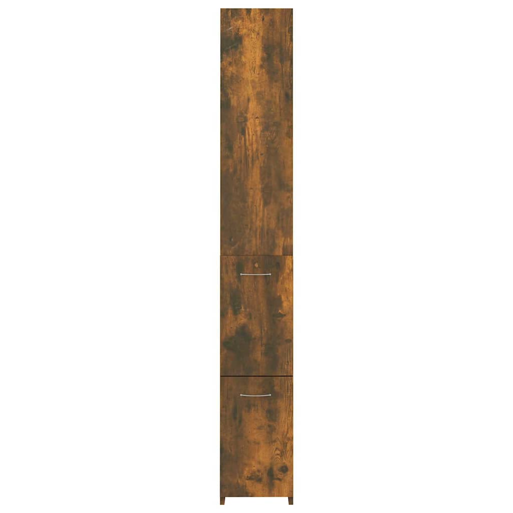 Vonios kambario spintelė, dūminio ąžuolo, 25x26,5x170 cm