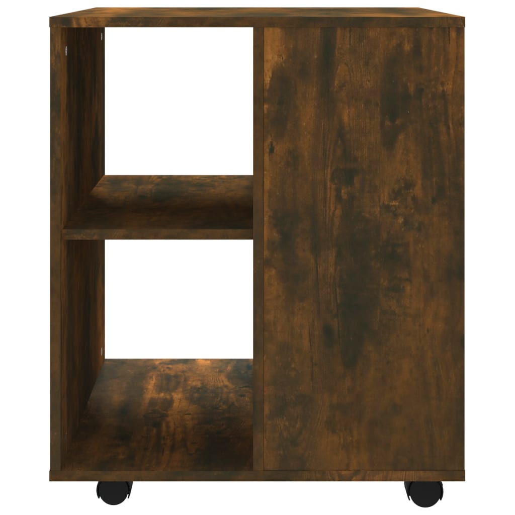 Cabinet with castors, smoky oak, 60x53x72cm, wood