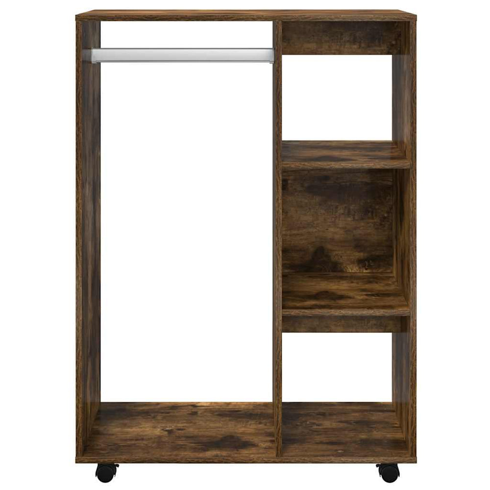 Wardrobe, smoky oak color, 80x40x110cm, wood