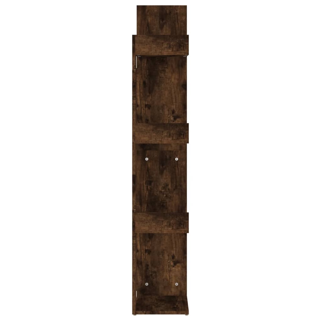 Spintelė knygoms, dūminio ąžuolo, 48x25,5x140cm, mediena