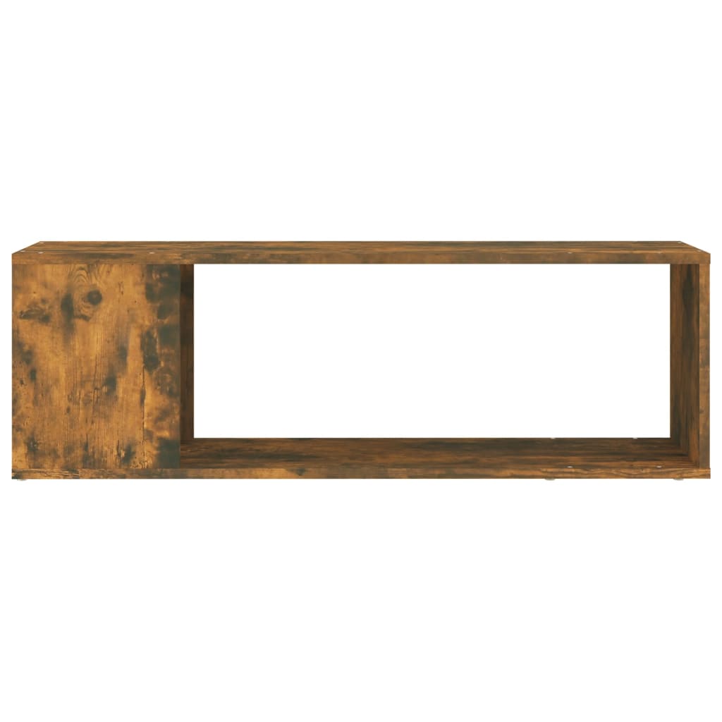 TV stand, smoke oak, 100x24x32cm, wood