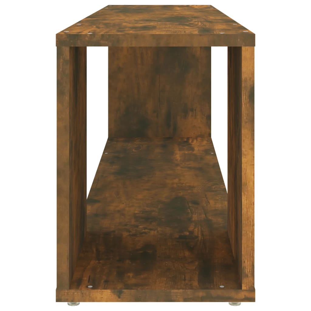 TV stand, smoke oak, 100x24x32cm, wood