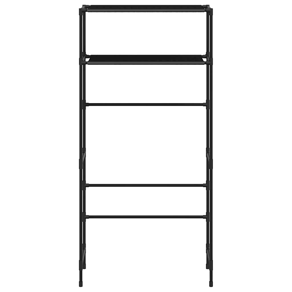 Shelf above washing machine, black, 69x28x143cm, iron