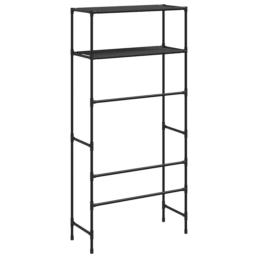 Shelf above washing machine, black, 69x28x143cm, iron