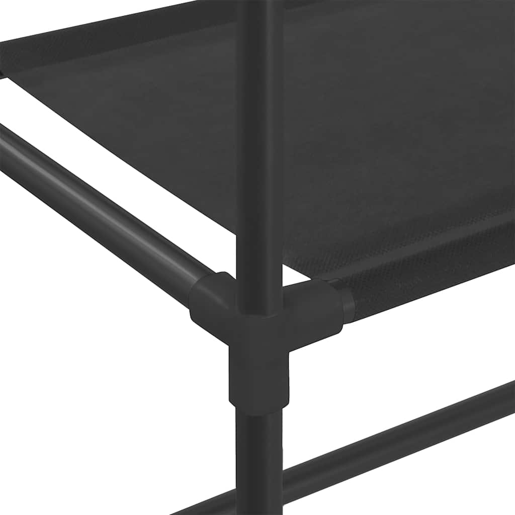 Shelf above washing machine, black, 69x28x143cm, iron