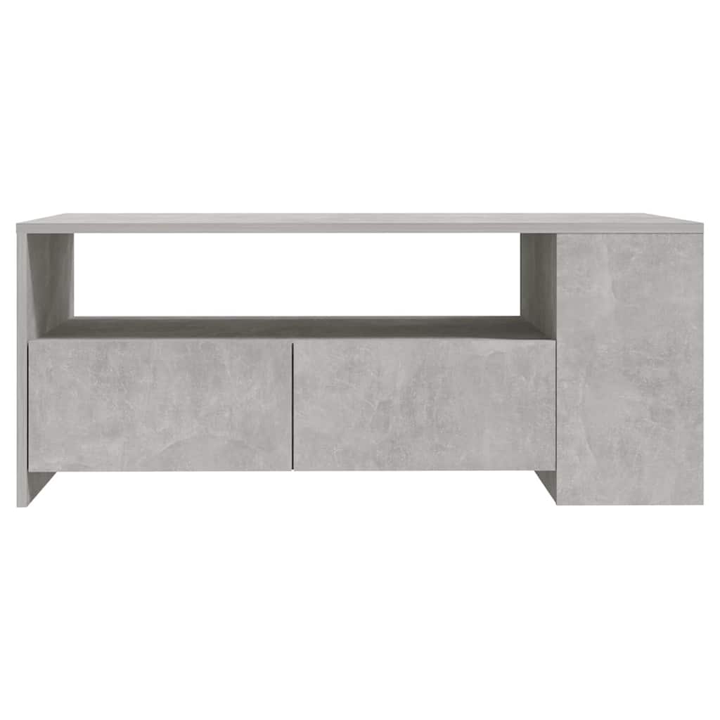 Kavos staliukas, betono pilkas, 102x55x42cm, apdirbta mediena