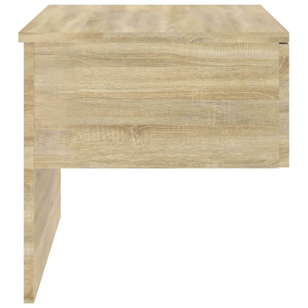 Wall-mounted bedside tables, 2 pcs., oak