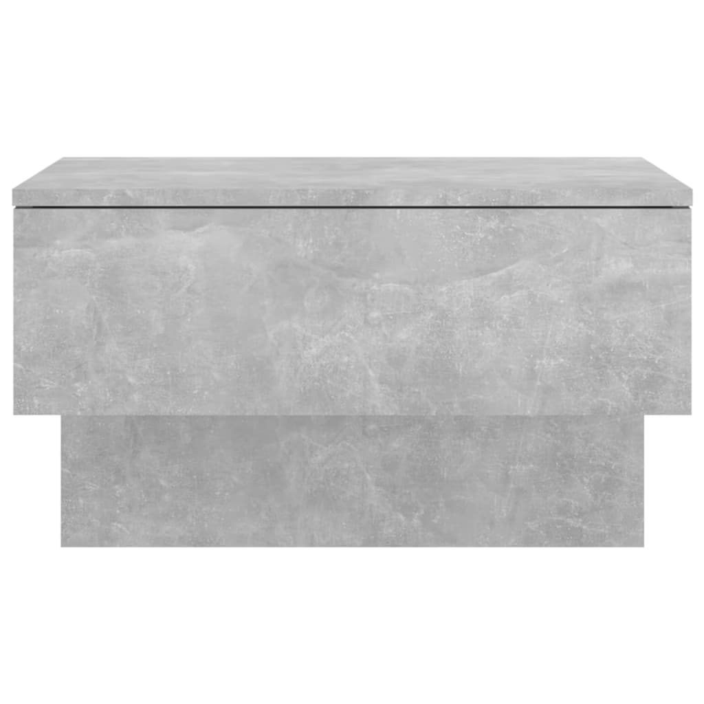 Wall-mounted bedside table, concrete grey