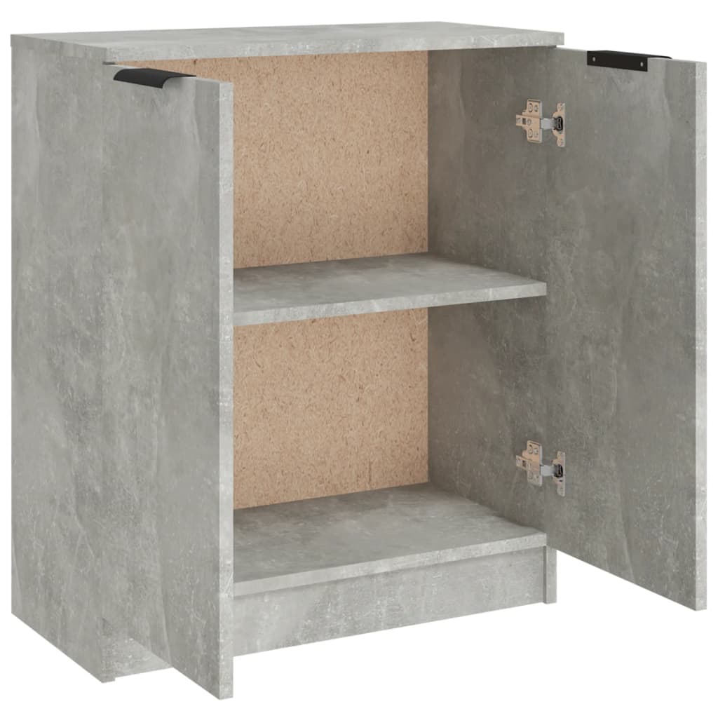 Side cabinet, concrete grey, 60x30x70cm, engineered wood