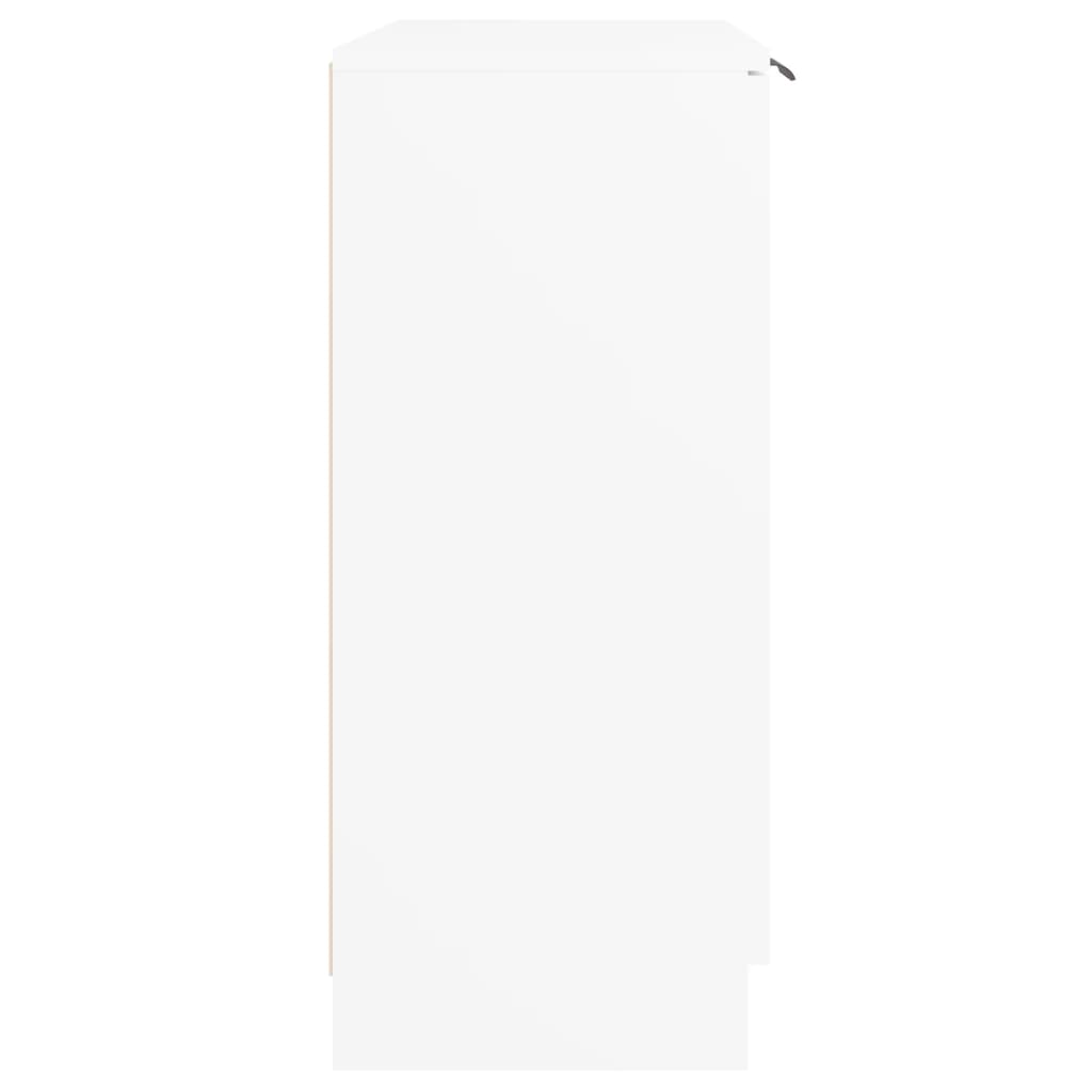 Sideboard, white, 60x30x70cm, engineered wood